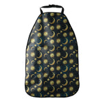 Vintage Moon And Sun Pattern Print Car Seat Organizers