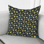Vintage Moon And Sun Pattern Print Pillow Cover