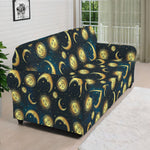 Vintage Moon And Sun Pattern Print Sofa Cover