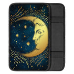 Vintage Moon And Sun Print Car Center Console Cover