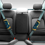 Vintage Moon And Sun Print Car Seat Belt Covers