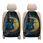Vintage Moon And Sun Print Car Seat Organizers