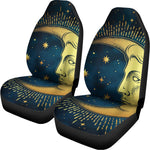 Vintage Moon And Sun Print Universal Fit Car Seat Covers