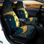 Vintage Moon And Sun Print Universal Fit Car Seat Covers