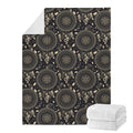 Vintage Native Dream Catcher Print Blanket