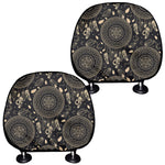 Vintage Native Dream Catcher Print Car Headrest Covers