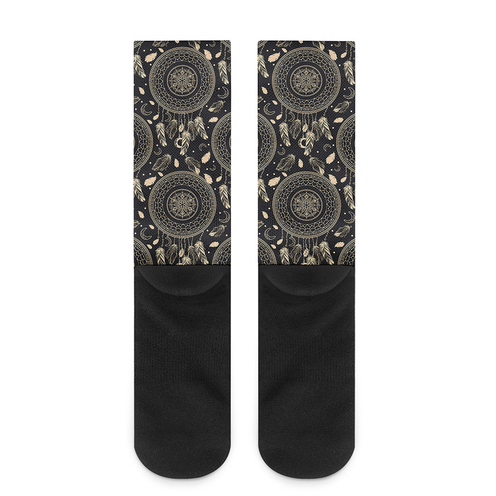 Vintage Native Dream Catcher Print Crew Socks