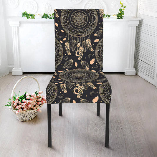 Vintage Native Dream Catcher Print Dining Chair Slipcover