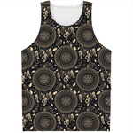 Vintage Native Dream Catcher Print Men's Tank Top