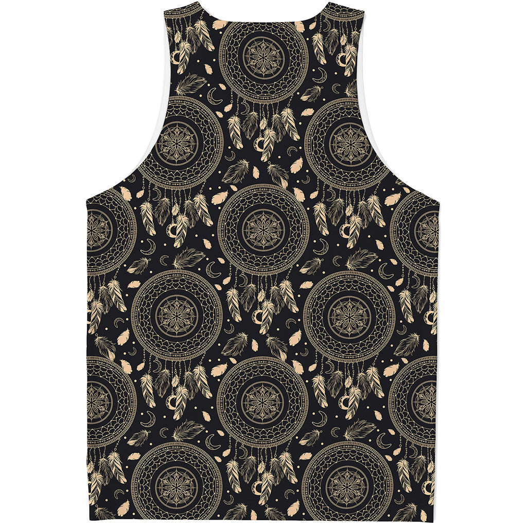 Vintage Native Dream Catcher Print Men's Tank Top