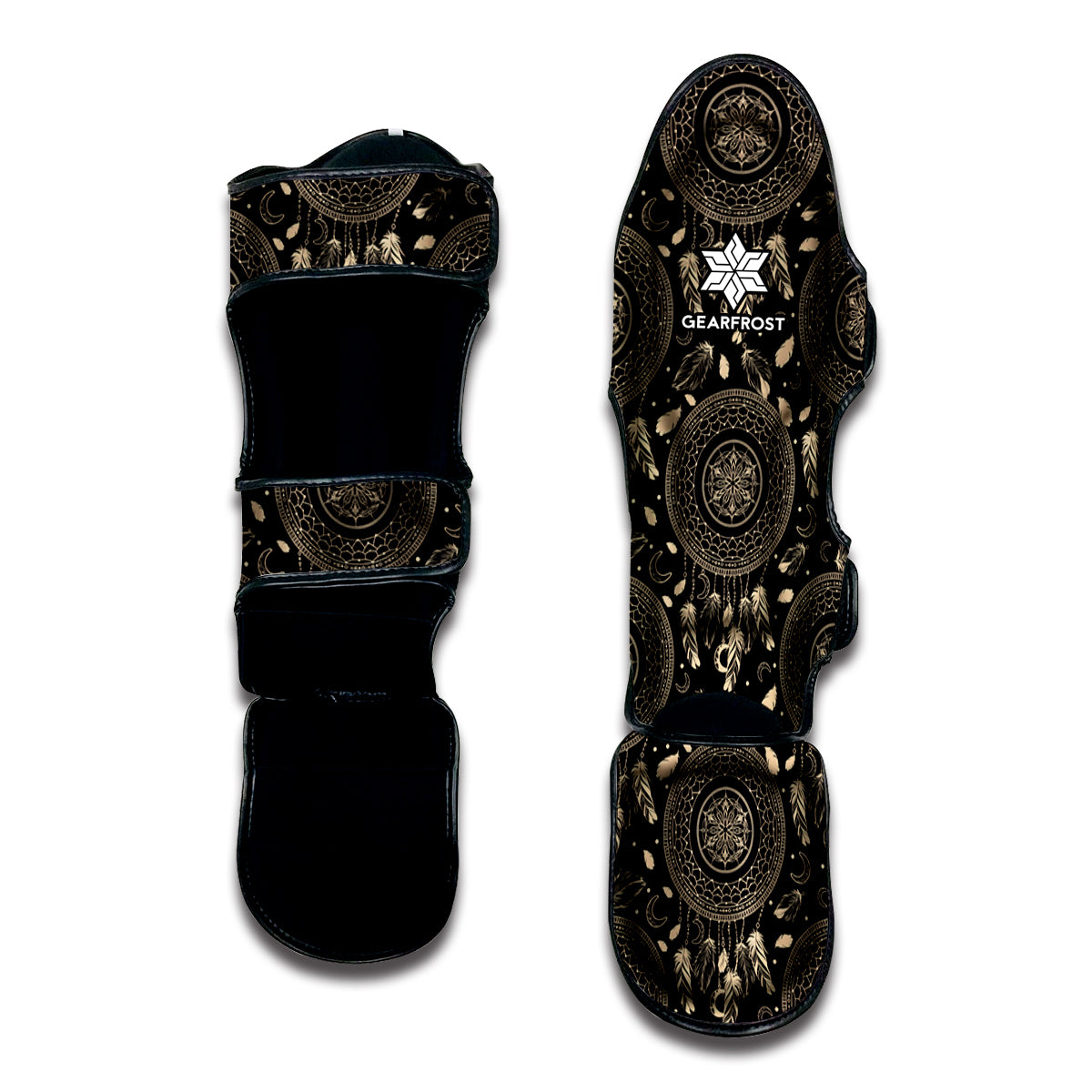 Vintage Native Dream Catcher Print Muay Thai Shin Guard