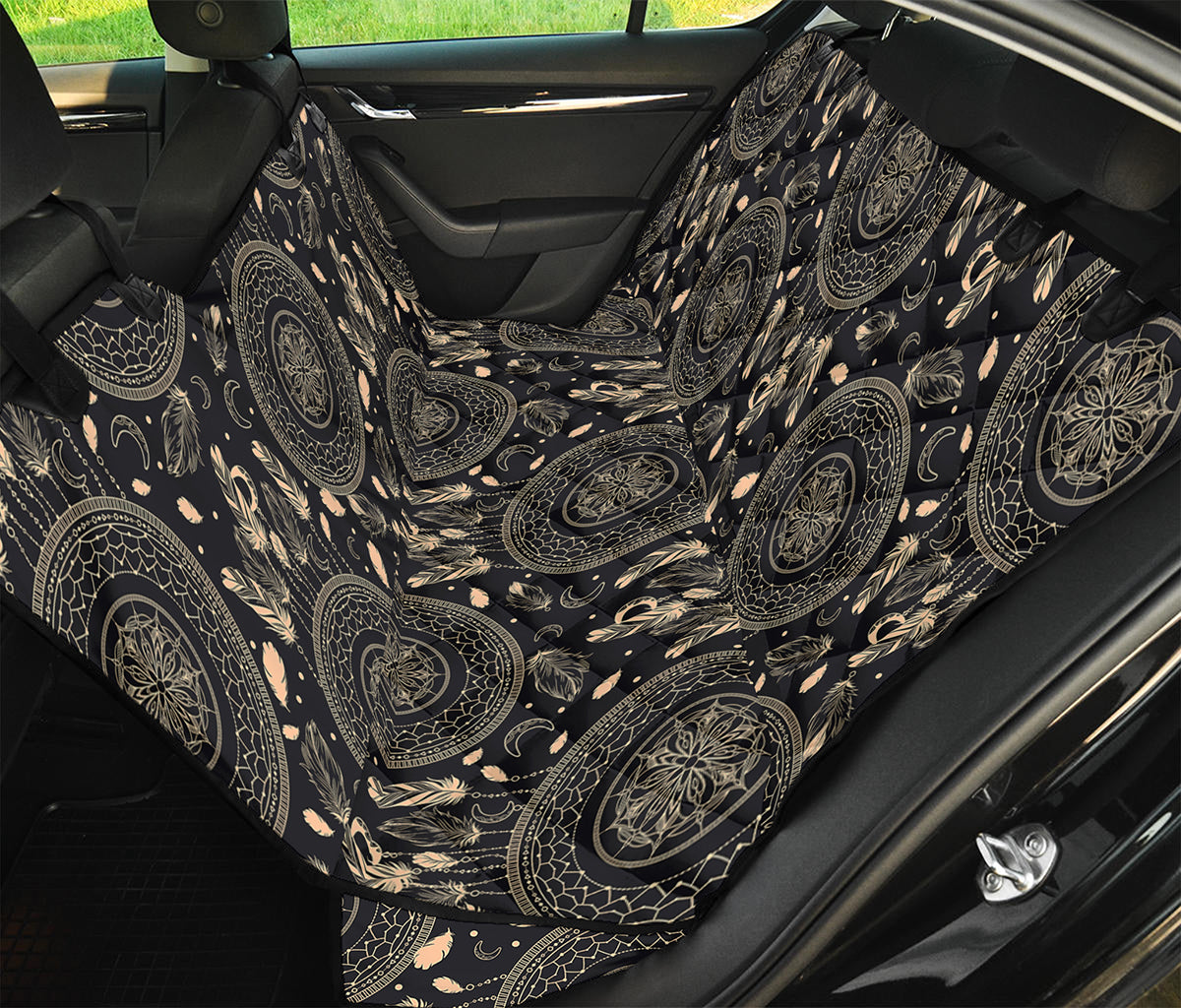 Vintage Native Dream Catcher Print Pet Car Back Seat Cover