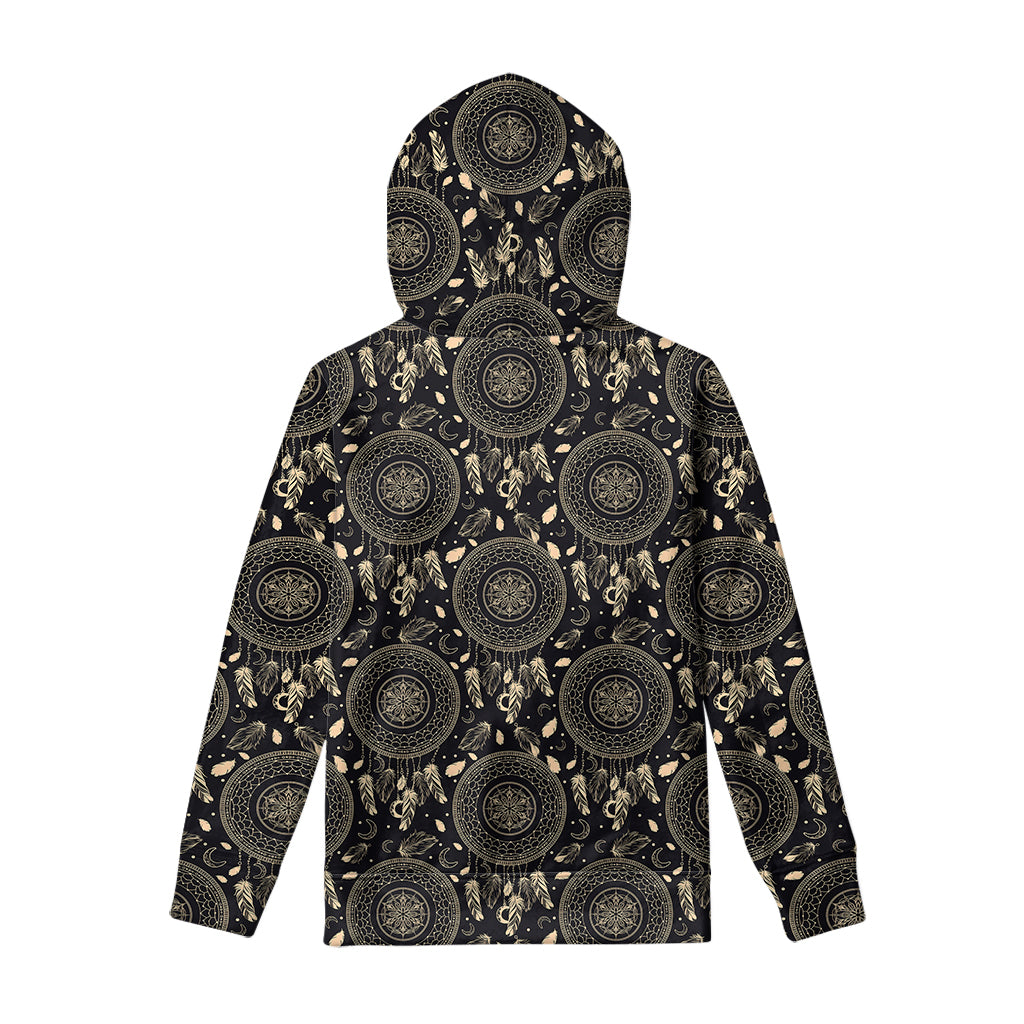 Vintage Native Dream Catcher Print Pullover Hoodie