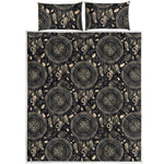 Vintage Native Dream Catcher Print Quilt Bed Set