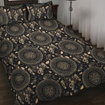 Vintage Native Dream Catcher Print Quilt Bed Set