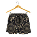 Vintage Native Dream Catcher Print Women's Shorts