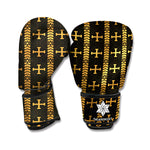 Vintage Orthodox Pattern Print Boxing Gloves