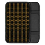 Vintage Orthodox Pattern Print Car Center Console Cover