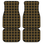 Vintage Orthodox Pattern Print Front and Back Car Floor Mats