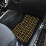Vintage Orthodox Pattern Print Front and Back Car Floor Mats