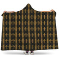 Vintage Orthodox Pattern Print Hooded Blanket