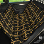 Vintage Orthodox Pattern Print Pet Car Back Seat Cover