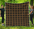 Vintage Orthodox Pattern Print Quilt
