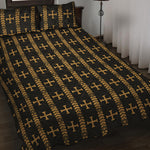 Vintage Orthodox Pattern Print Quilt Bed Set