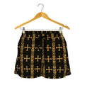 Vintage Orthodox Pattern Print Women's Shorts