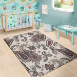 Vintage Paisley Pattern Print Area Rug