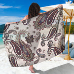 Vintage Paisley Pattern Print Beach Sarong Wrap