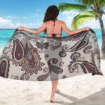 Vintage Paisley Pattern Print Beach Sarong Wrap