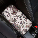 Vintage Paisley Pattern Print Car Center Console Cover