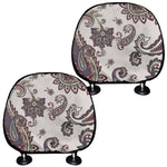 Vintage Paisley Pattern Print Car Headrest Covers