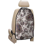 Vintage Paisley Pattern Print Car Seat Organizers