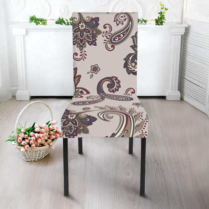 Vintage Paisley Pattern Print Dining Chair Slipcover