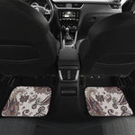 Vintage Paisley Pattern Print Front and Back Car Floor Mats