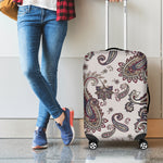Vintage Paisley Pattern Print Luggage Cover