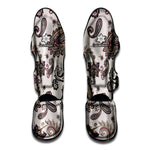 Vintage Paisley Pattern Print Muay Thai Shin Guard