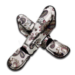 Vintage Paisley Pattern Print Muay Thai Shin Guard
