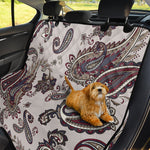 Vintage Paisley Pattern Print Pet Car Back Seat Cover