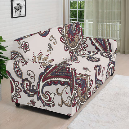 Vintage Paisley Pattern Print Sofa Cover