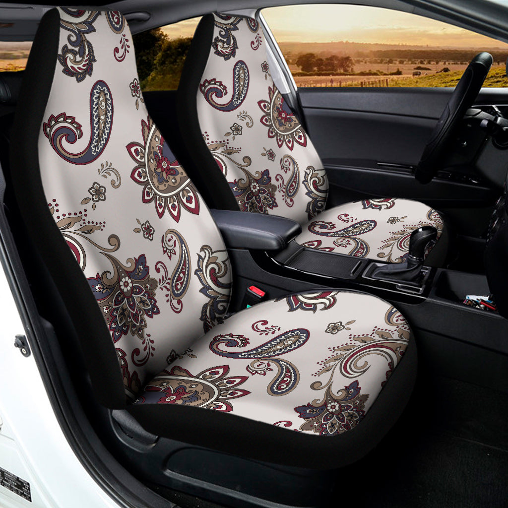 Vintage Paisley Pattern Print Universal Fit Car Seat Covers