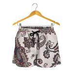 Vintage Paisley Pattern Print Women's Shorts