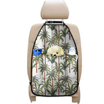 Vintage Palm Tree Beach Pattern Print Car Seat Organizers
