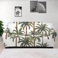 Vintage Palm Tree Beach Pattern Print Sofa Cover