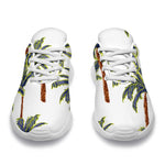 Vintage Palm Tree Beach Pattern Print Sport Shoes GearFrost