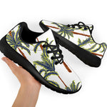 Vintage Palm Tree Beach Pattern Print Sport Shoes GearFrost