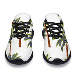 Vintage Palm Tree Beach Pattern Print Sport Shoes GearFrost