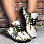 Vintage Palm Tree Beach Pattern Print Sport Shoes GearFrost